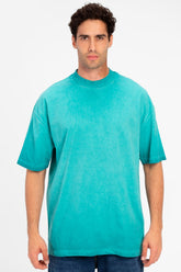 Men's Round Basic Oversized Half Sleeve T-Shirt