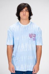 Men's Oversize Printed T-shirt With Round Neck And Short Sleeves