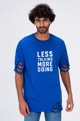 Mens Oversize Short Sleeved T-shirt Made Of Summer Melton Material