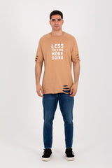 Mens Oversize Short Sleeved T-shirt Made Of Summer Melton Material
