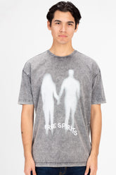 Men's Oversized Printed Washed T-Shirt