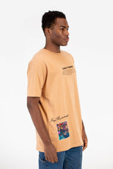 Men's Milton Graphic Print Crew Neck Oversize T-Shirt