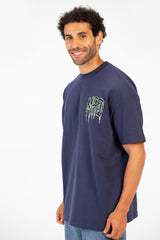 Men's Tomato Summer Printed Regular Fit Short Sleeve Milton T-Shirt