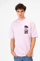 Men's Regular Fit Round Neck Half Sleeves T-shirt With Front And Back Graphic Print