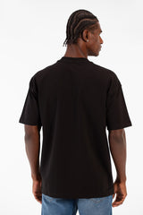 Men's Milton Summer Regular Fit Short Sleeves Front Text Print T-shirt