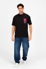 تي شيرت رجالي بقصّة عادية وطبعة طماطم