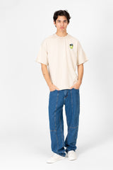 Men's Oversized Half Sleeve T-shirt Printed