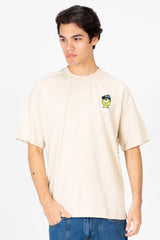 Men's Oversized Half Sleeve T-shirt Printed