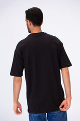 Men's Oversize T-shirt With A Round Neck And Tomato Print On The Front