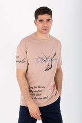 Mens Oversize Half Sleeve T-shirt Made Of High Quality Summer Melton Material