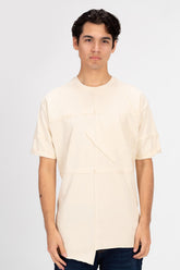 Men's Round Neck Oversized T-shirt In Modern Cut