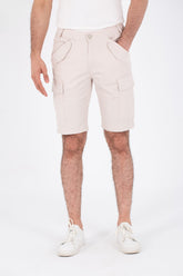 Mens Gabardine Shorts With Side And Front Pockets Unique And Modern