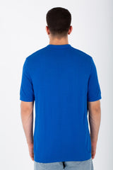 Mens Slim Fit Woven Trico Shirt With Short Sleeves And A Modern Fit