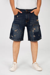 Men's High Quality Cutting Denim Short With Pockets And Modern Design