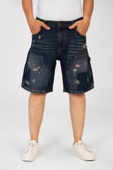 Men's High Quality Cutting Denim Short With Pockets And Modern Design