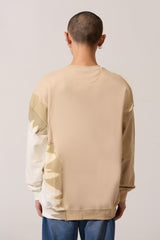 سويت شيرت رجالي برقبة دائرية وأكمام طويلة وتصميم عصري من ميلتون مقاس كبير