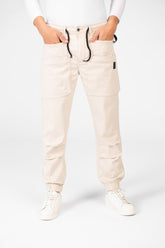 Men's Slim Fit Gabardine Sherwal Pants With Drawstring In The Middle