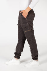 Men's Slouchy Gabardine Sherwal Pants With Pockets