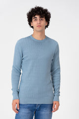Men's Round Neck Pullover Made Of Cotton