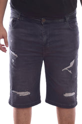 Men's Cutting Slim Fit Sustainable Jeans Big Size Shorts