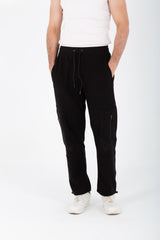 بنطلون رياضي رجالي بجيوب جانبية عصرية مصنوع من قطن ميلتون