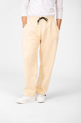 بنطلون رياضي رجالي كبير الحجم برباط خصر وجيوب