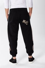 Men's Sweatpants With Elastic Waistband In The Middle And Different sides Color