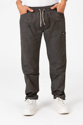 Men's Oversized Sweatpants With Elastic Waistband And Modern Zipper Pockets
