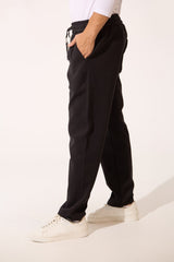 Men's Tomato Basic Oversized Sweatpants With Drawstring At The Middle And Back Pocket