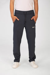 Men's Tomato Wide Leg Sweatpants With Elastic Waistband And Three Pockets