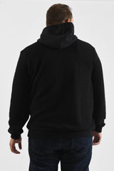 Men's Regular Fit Hoodie Big Size Melton Basic Padded Sweatshirt