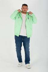 Men's Big Size Padded Hooded Full Zipper Made Of Soft Melton Basic Sweatshirt