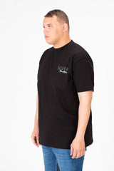 Men's Big size Round Neck T-shirt With Text Print