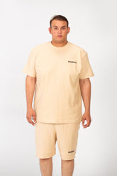 Men's Big Size Outfit Half Sleeved T-shirt And Short Made Of Comfortable Practical Material