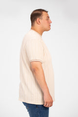 تي شيرت توماتو رجالي عصري بمقاس كبير ورقبة دائرية وأكمام قصيرة