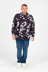 Men's Big Size Printed Long Sleeve Shirt