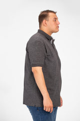 Men's Tomato Big Size Polo T-Shirt With Short Sleeves Comfortable And Practical Material