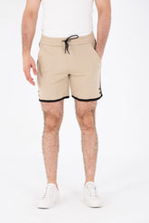 Mens Milton Short With Elastic Waistband And Front And Back Pockets