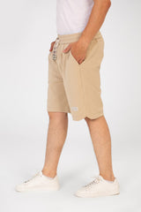 Men's Summer Melton Short With Pockets And Elastic Waistband