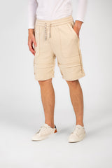 Men's Melton Modern Cut Short With Elastic Waistband And Pockets