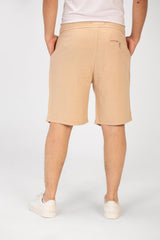 Men's Basic Linen Short With A Middle Drawstring And Pockets Comfortable And High Quality