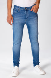 Men's Five Pockets Super Skinny Jeans Pants