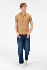 Men's High Quality Basic Half Sleeve Slim Fit Shirt Jakar