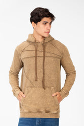 Men's Basic Hooded Sweatshirt With Front Pocket