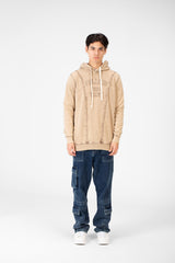 سويت شيرت رجالي بغطاء رأس بتصميم فريد