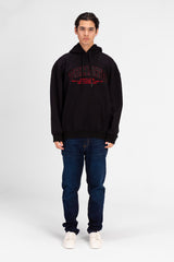 سويت شيرت توماتو ميلتون رجالي كبير الحجم مع طباعة نصية أمامية