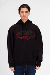 Men's Tomato Milton Oversized Sweatshirt with Front Text Print