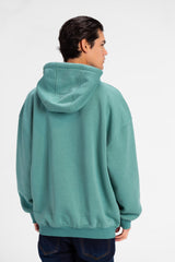 سويت شيرت رجالي كبير الحجم بطبعة نص أمامية على شكل طماطم