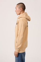 Men's Tomato Washed Oversized Hoodie Sweatshirt With Front Pocket And Long Sleeves