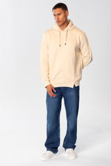 Men's Basic Plain Sweatshirt With Hood And Long Sleeves